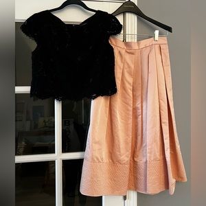 White House Black Market Top & Skirt, Top-Size 4, Skirt-Size 6. Both worn once.